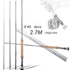 2.7m/9ft Fly Fishing Rod 4 Sections