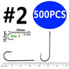 [Wholesale] 500pc J-Hook Size #16-3/0