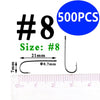 [Wholesale] 500pc J-Hook Size #16-3/0