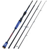 4 Sections Baitcasting Fishing Rod 1.8-2.4m