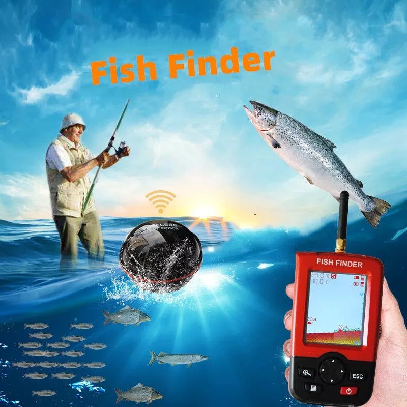 Portable Sonar Wireless Fish Finder Detector - Lamby Fishing