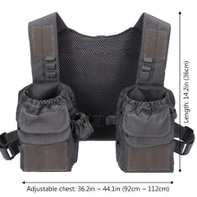 Cargar imagen en el visor de la galería, Fishing Vest with Front Bags
