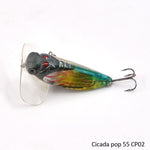 Topwater Fishing Lures Insect Cicada 3.5-5.5cm 4-7.5g