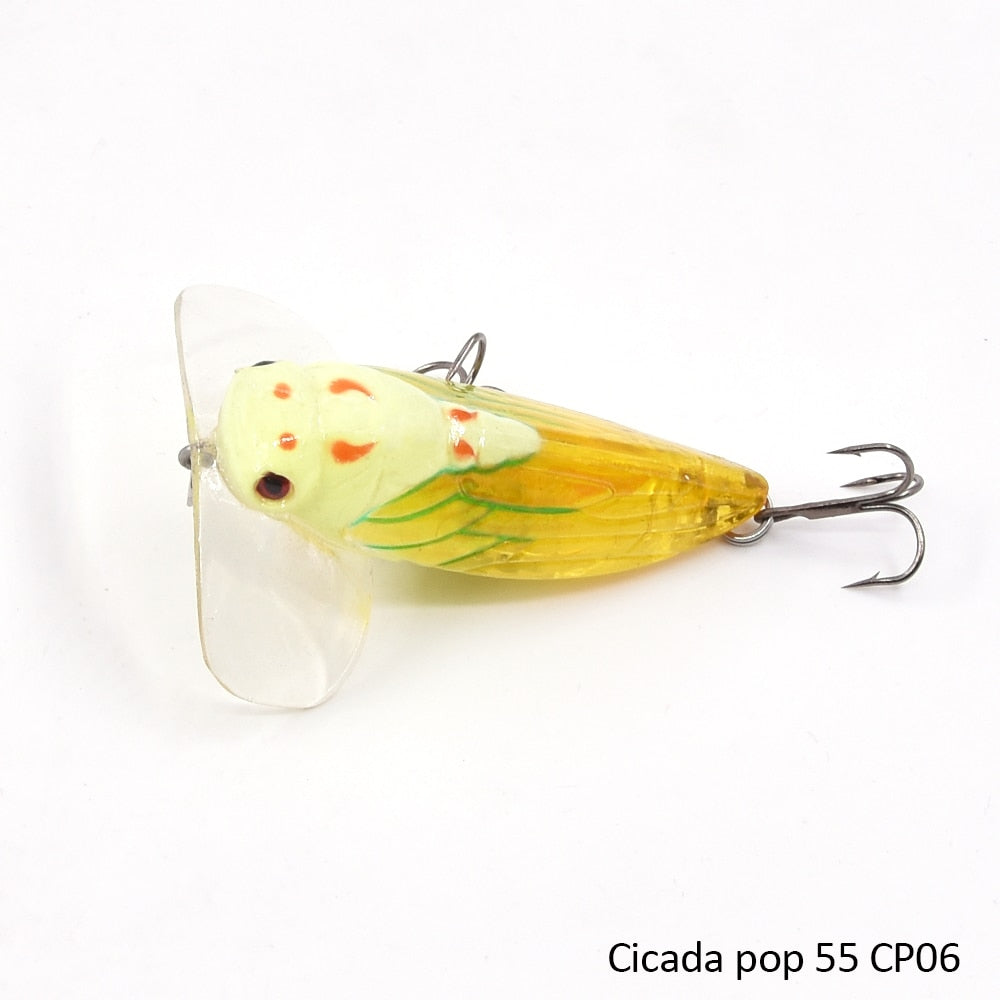 CATCHSIF 3PK Dragonfly and Cicada fishing lures topwater realistic