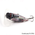 Topwater Fishing Lures Insect Cicada 3.5-5.5cm 4-7.5g