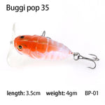 Topwater Fishing Lures Insect Cicada 3.5-5.5cm 4-7.5g