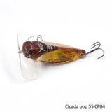 Topwater Fishing Lures Insect Cicada 3.5-5.5cm 4-7.5g