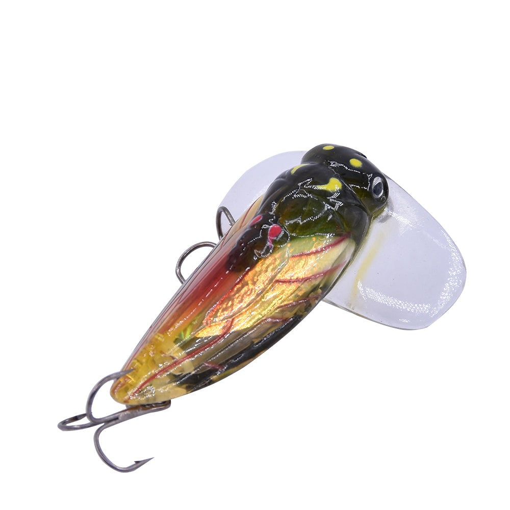 1Pc 38mm/4.1g Fishing Tackle Cicada Bait Fishing Lure Insect Bug