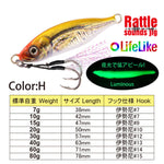 Super Realistic Metal Fishing Lure 7g 10g 15g 20g 30g 40g 60g 80g