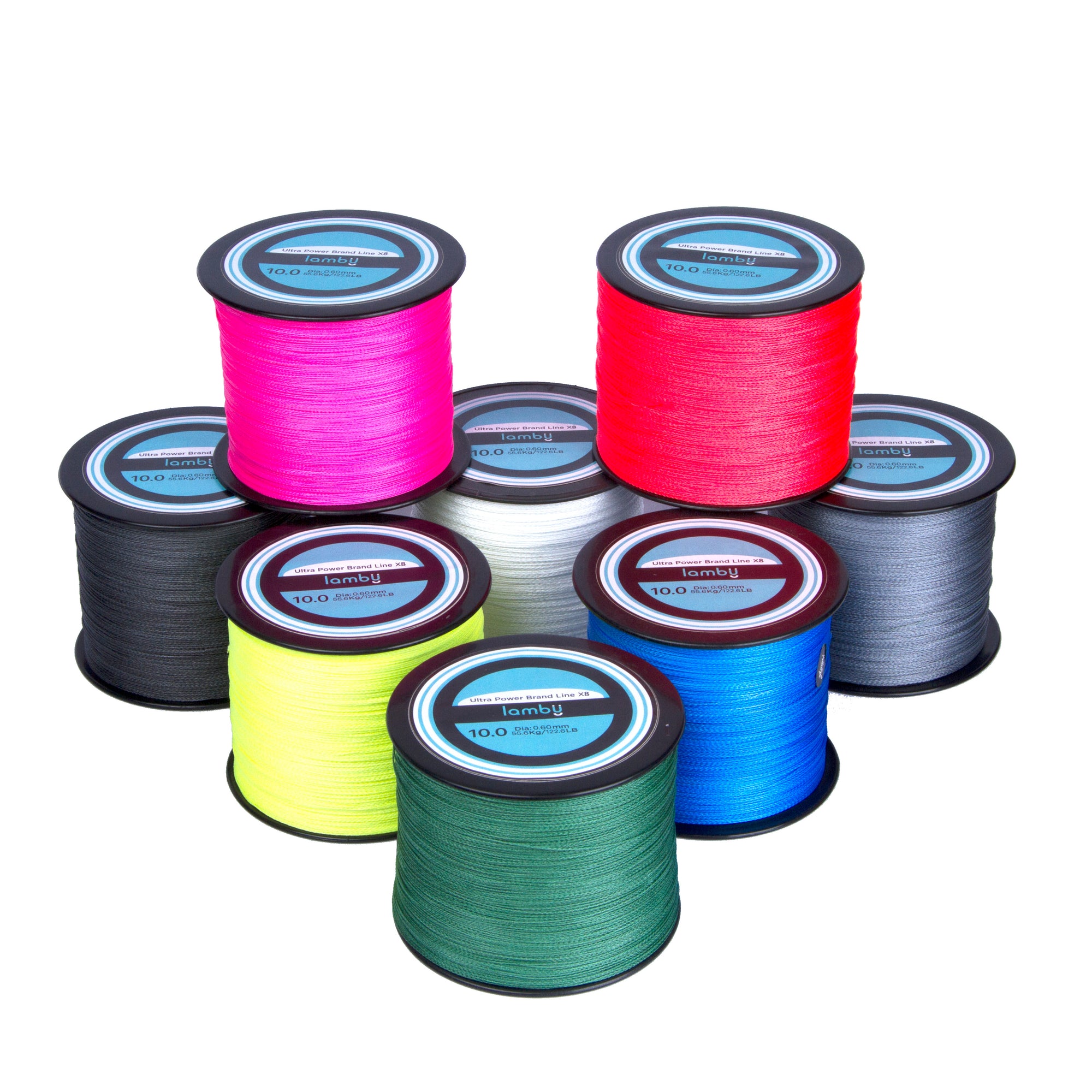 Braided fishing line Powerline Braid Power X8 Red 300 m 14/100 - 26 lbs -  Nootica - Water addicts, like you!