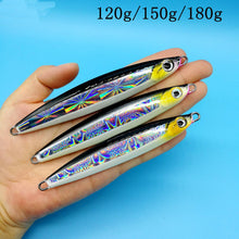 Charger l&#39;image dans la galerie, 120/150/180g Metal Luminous Jig Bait
