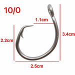 50pc Circle Hook Size #8/0-15/0