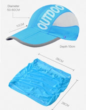 Load image into Gallery viewer, UV light Protection Fishing Hat
