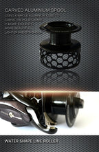 Load image into Gallery viewer, Dark Carbon Aluminium Fishing Reel 1000-7000
