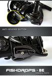 Dark Carbon Aluminium Fishing Reel 1000-7000