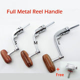 Fishing Reel Handle Arm Wooden