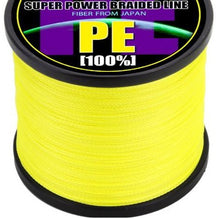 Load image into Gallery viewer, 10-120lb 1000m Super Strong 4PE Fishing Braid Line
