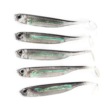 Carregar imagem no visualizador da galeria, 5pc Soft Realistic Minnow Fishing Lure 7-9.5cm 1.7-2.7g
