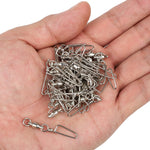 50pc Fishing Swivel Connector 8-60kg