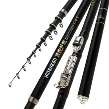 Charger l&#39;image dans la galerie, 2.4-6.3m Carbon Fibre Telescopic Fishing Rod
