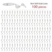 Load image into Gallery viewer, 100pc Soft Worm Lures 40mm 0.4g
