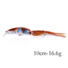 Charger l&#39;image dans la galerie, Large Squid Lure 40g/16.6g 14cm
