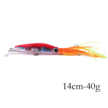 Charger l&#39;image dans la galerie, Large Squid Lure 40g/16.6g 14cm
