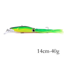 Charger l&#39;image dans la galerie, Large Squid Lure 40g/16.6g 14cm
