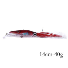 Carregar imagem no visualizador da galeria, Large Squid Lure 40g/16.6g 14cm
