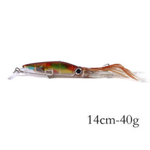 Charger l&#39;image dans la galerie, Large Squid Lure 40g/16.6g 14cm
