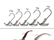 Cargar imagen en el visor de la galería, 10pcs Standing Fishing Hook 3.5g-14g
