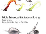 10pcs Standing Fishing Hook 3.5g-14g