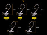 10pcs Standing Fishing Hook 3.5g-14g