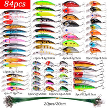 Cargar imagen en el visor de la galería, Value Pack 10pc-84pc Full Set Fishing Lure
