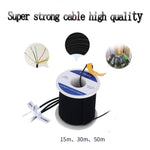 Underwater Fishing Camera 5.5-7" Inch 15/30/50m/80m/120m Cable /w Rod & Reel