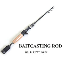 Carregar imagem no visualizador da galeria, Ultra-light Telescopic Fishing Rod 1.8m
