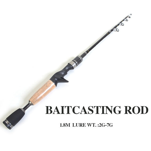 Ultra-light Telescopic Fishing Rod 1.8m