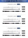 3 Piece Jigging Rod 1.8-2.1m Lure 70-250g  Line 30-50lb