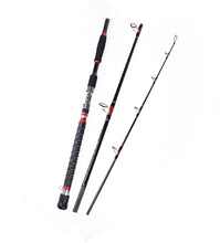 Load image into Gallery viewer, 3 Piece Jigging Rod 1.8-2.1m Lure 70-250g  Line 30-50lb
