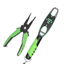 Cargar imagen en el visor de la galería, Green/Blue Aluminium Fishing Pliers Grip Set
