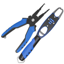 Cargar imagen en el visor de la galería, Green/Blue Aluminium Fishing Pliers Grip Set
