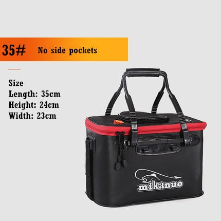 Super light live fish bag thickened portable portable fish bag fishing bag  qiankun bag folding waterproof bag Color: XS