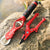 Red Alloy Fishing Grip & Pliers Set