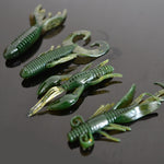 4pc Soft Fishing Prawn/Crayfish Lure 2g 6cm