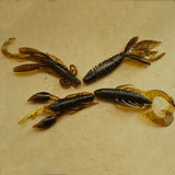 4pc Soft Fishing Prawn/Crayfish Lure 2g 6cm