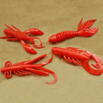 4pc Soft Fishing Prawn/Crayfish Lure 2g 6cm