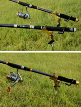 Load image into Gallery viewer, Adjustable Fishing Rod Holder Ground Stand
