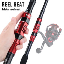 Cargar imagen en el visor de la galería, Ruby 1.8-2.4m Telescopic Rod &amp; Reel Combo
