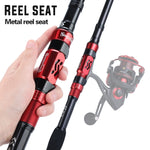 Ruby 1.8-2.4m Telescopic Rod & Reel Combo