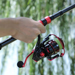 Ruby 1.8-2.4m Telescopic Rod & Reel Combo